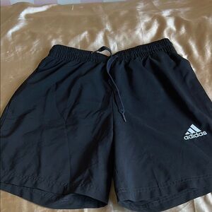 Adidas Black Athletic Shorts Lightweight Performance Wear
